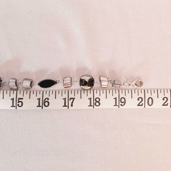 Multimedia Necklace Shell And Art Glass Multicolor Beads - Picture 5 of 7